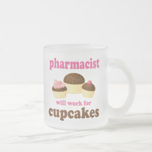 Pharmacist (Funny) Gift Frosted Glass Coffee Mug