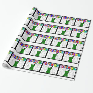 Pharmacist Gift Wrapping Paper Abbreviations