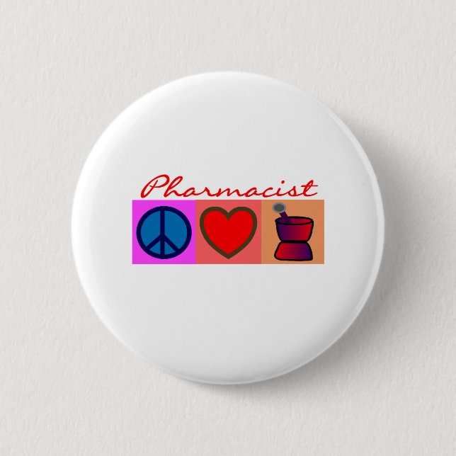 Pharmacist Gifts Button (Front)
