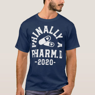 Pharmacist Graduation Gifts Phinally Pharm D 2020 T-Shirt
