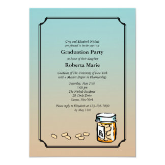 Pharmacy School Graduation Party Invitations 4