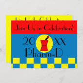Pharmacist Graduation Invitations 20XX II (Front/Back)