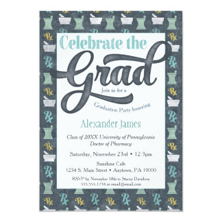 Pharmacy Graduation Party Invitations 3