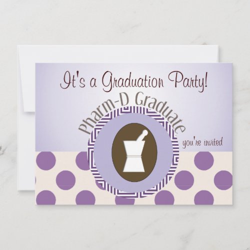 Pharmacist Graduation Party Invitations
