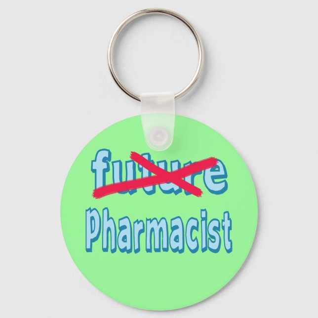 Pharmacist Graduation Products Keychain (Front)