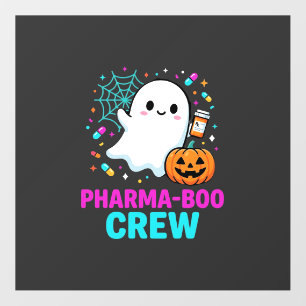 Pharmacist Halloween Pharma-Boo Crew Ghost Design_ Floor Decals