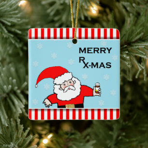 Pharmacist Holiday Gifts Ceramic Ornament
