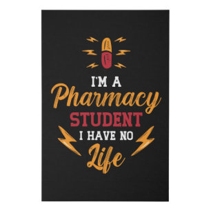 Pharmacist I'm A Pharmacy Student Tech Technician Faux Canvas Print