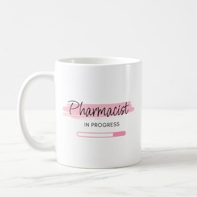 Pharmacist In Progress – Personalized Coffee Mug (Left)