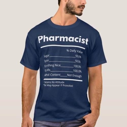 pharmacist ingredients T_Shirt