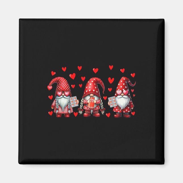 Pharmacist Job Team Three Gnomes Valentine's Day C Magnet (Front)