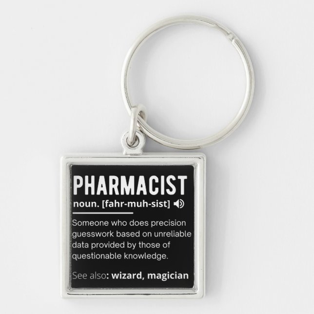 pharmacist keychain (Front)