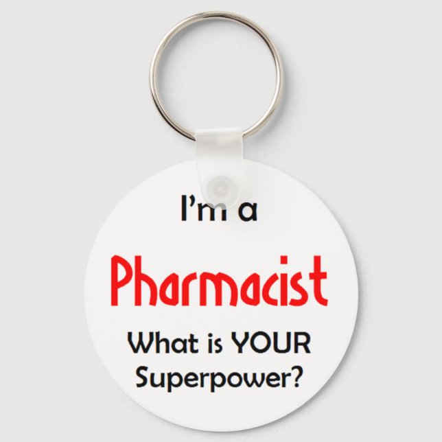 pharmacist keychain (Front)