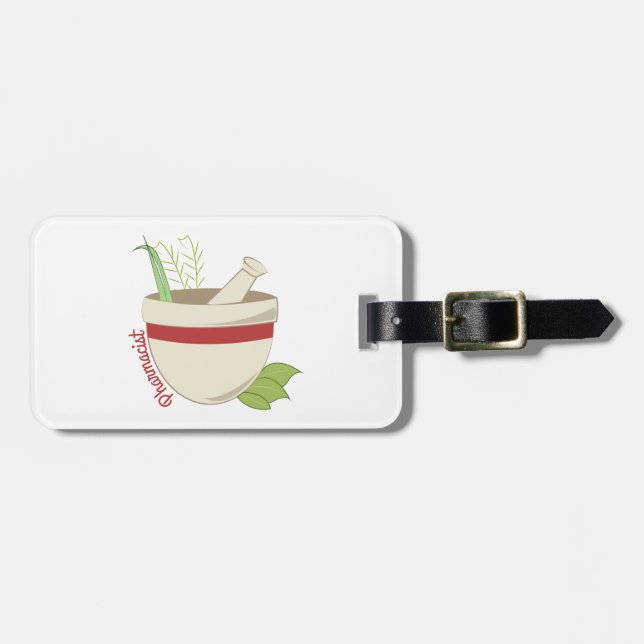 Pharmacist Luggage Tag (Front Horizontal)