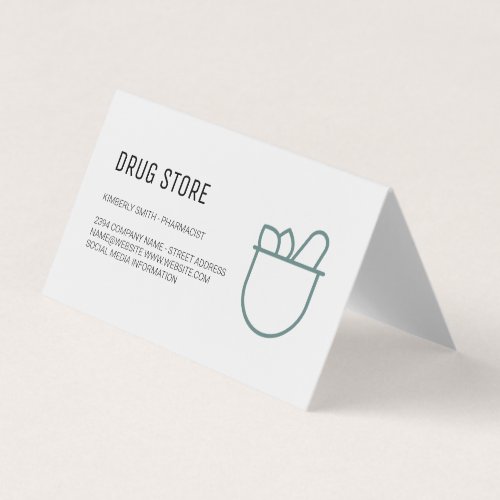 Pharmacist  Medicine Business Card