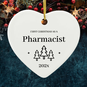 Pharmacist New Job Graduation Christmas Ornament