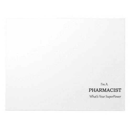 PHARMACIST NOTEPAD