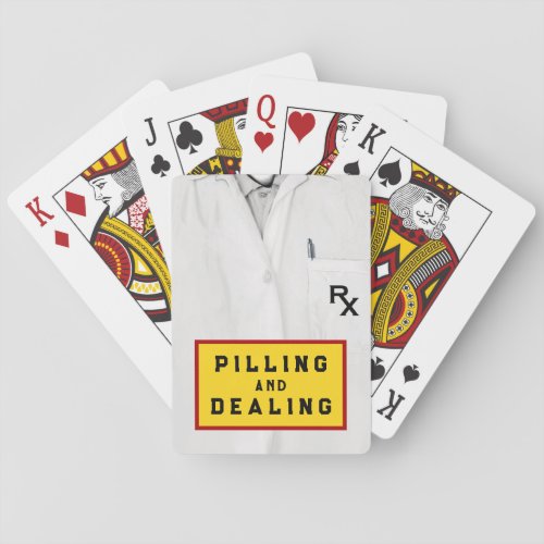 Pharmacist Novelty Gifts Poker Cards