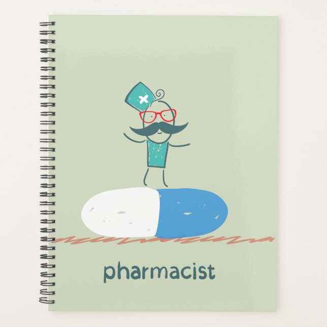 Pharmacist On A Tablet Planner (Front)