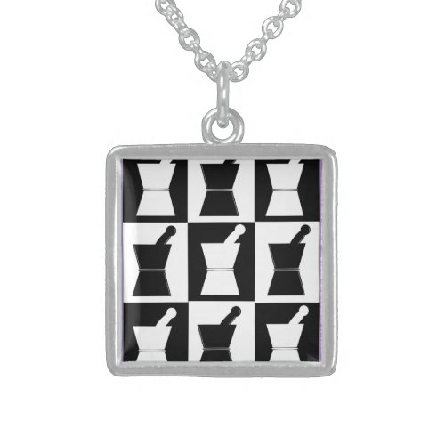 Pharmacist or Pharmacy Tech Sterling Silver Necklace