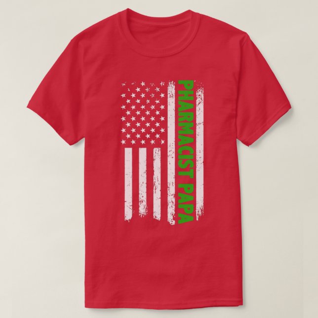 Pharmacist papa T-Shirt (Design Front)