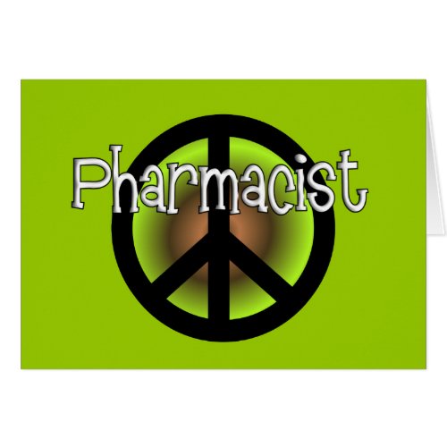 Pharmacist PEACE SYMBOL Gifts