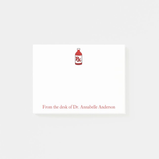 Pharmacist Personalize Notes (Front)