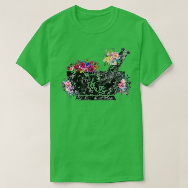 Pharmacist Pestle and Mortar 2 T-Shirt (Design Front)