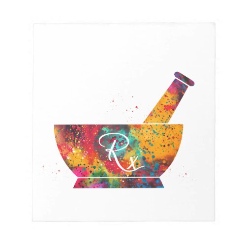 Pharmacist Pestle and Mortar Notepad