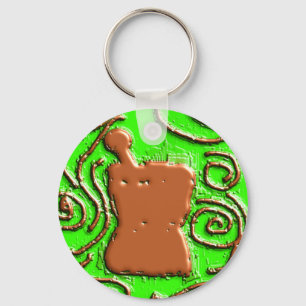 PHARMACIST Pestle & Mortar Design Gifts Keychain