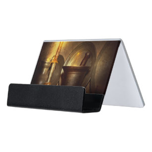 Pharmacist Business Card Holders Zazzle Pharmacist Pestle Open Late Desk Business Card Holder