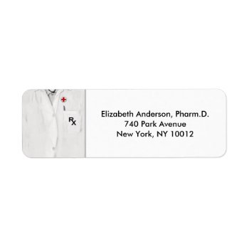 Pharmacist Pharmacy Label by partygames at Zazzle