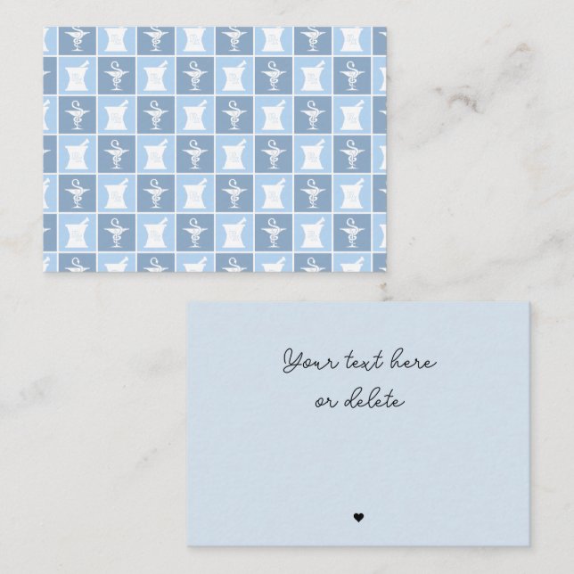 Pharmacist Pharmacy Pharmacy Tech Appreciation Note Card (Front/Back)