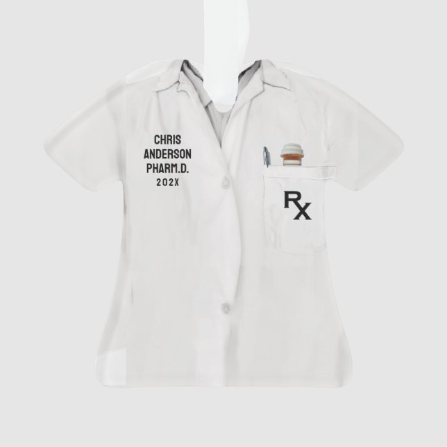 Pharmacist Pharmacy School Graduation 2026 Ornament (Front)