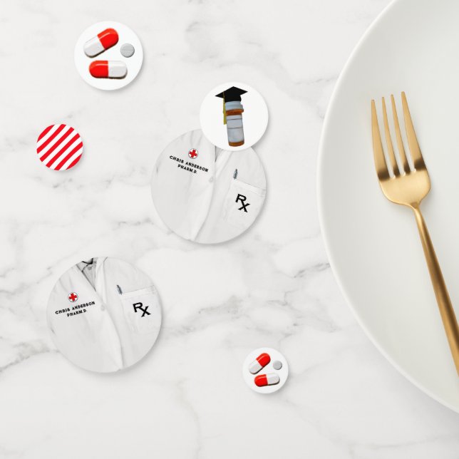 Pharmacist Pharmacy School Graduation Confetti (Group)