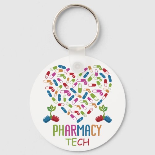 Pharmacist Pharmacy Technician Keychain