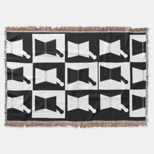 Pharmacist PharmD Woven Blanket Black White
