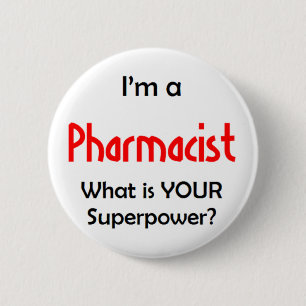 pharmacist pinback button