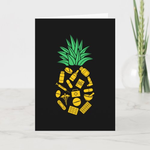 Pharmacist Pineapple Pharmacy Technician PharmD Card