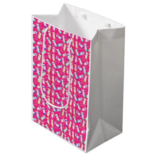 Pharmacist Prescriptions and Abbreviations Pink Medium Gift Bag