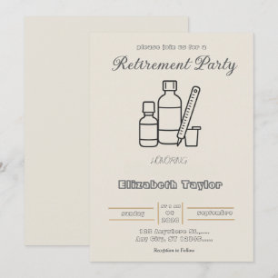 Pharmacist Retirement Party Invitation