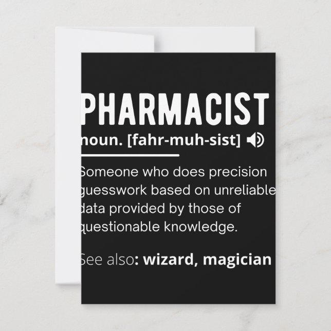 pharmacist save the date (Front)