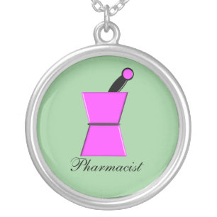Pharmacist Sterling Pendant