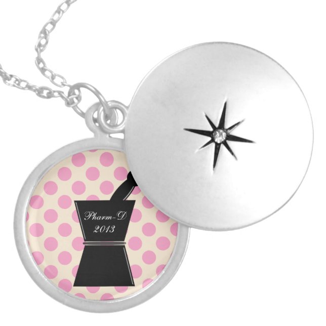 Pharmacist Sterling Pendant Customizable (Front)