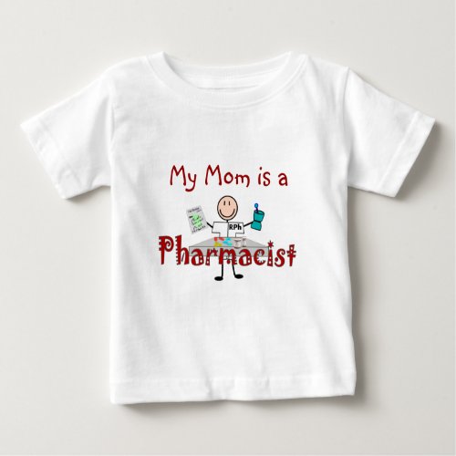 Pharmacist Stick Person__Gifts Baby T_Shirt