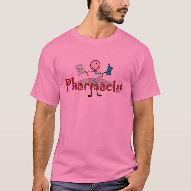 Pharmacist Stick Person--Gifts T-Shirt (Front)