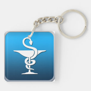 Pharmacist Symbol Keychain