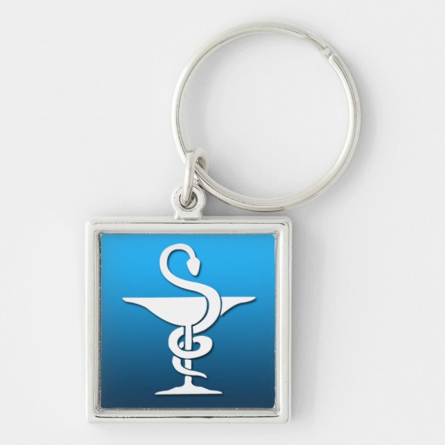 Pharmacist Symbol Keychain (Front)
