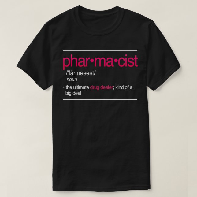 Pharmacist The Ultimate Drug Dealer Future Pharmac T-Shirt (Design Front)