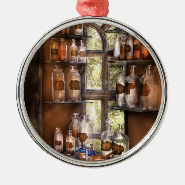 Pharmacist - Various Potions Metal Ornament (Front)